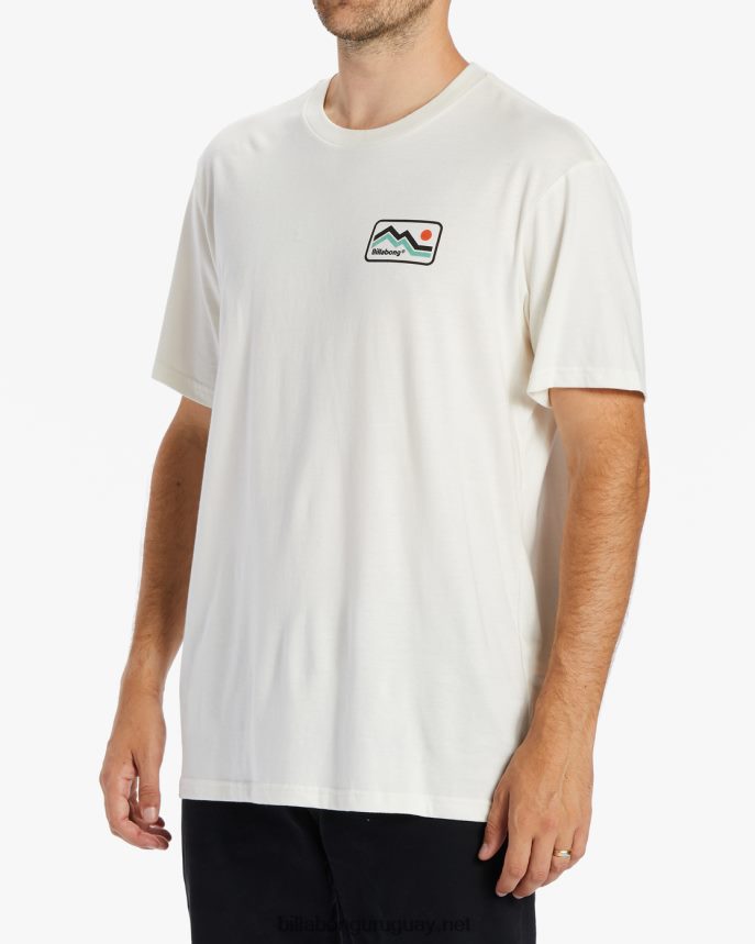 camiseta de manga corta con largo a/div hombres blanquecino DR6844475 Billabong