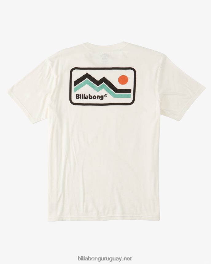 camiseta de manga corta con largo a/div hombres blanquecino DR6844475 Billabong