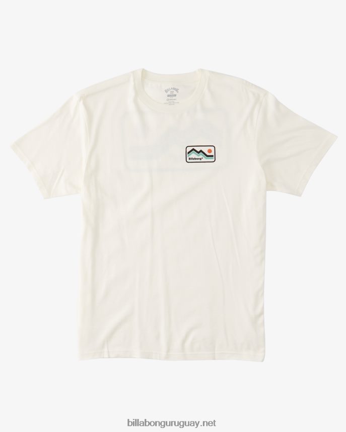 camiseta de manga corta con largo a/div hombres blanquecino DR6844475 Billabong
