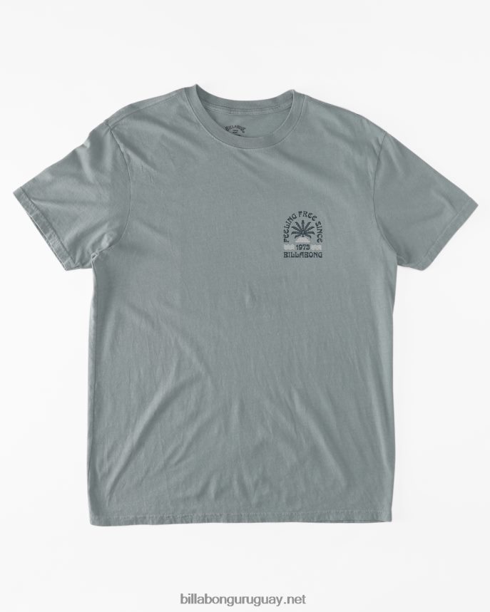 camiseta de manga corta constante hombres azul lavado DR6844537 Billabong