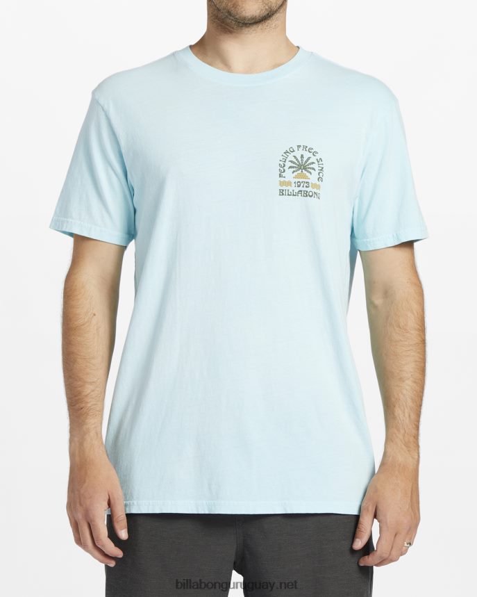 camiseta de manga corta constante hombres menta fresca DR6844600 Billabong