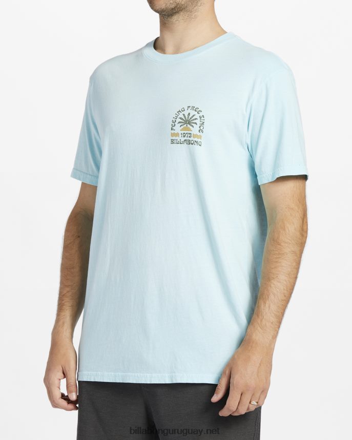 camiseta de manga corta constante hombres menta fresca DR6844600 Billabong