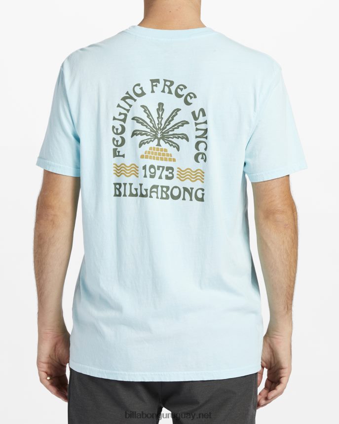 camiseta de manga corta constante hombres menta fresca DR6844600 Billabong