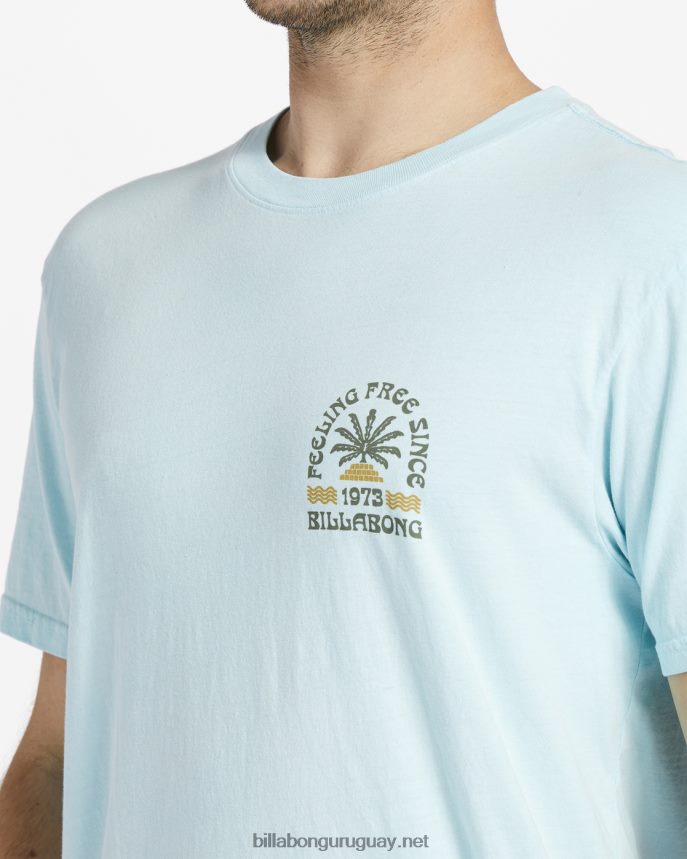 camiseta de manga corta constante hombres menta fresca DR6844600 Billabong