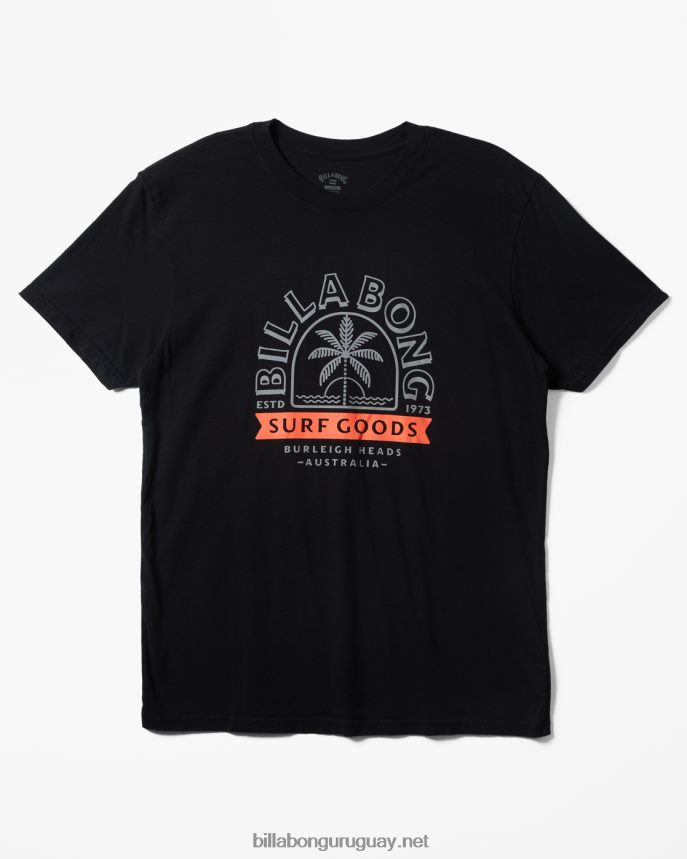 camiseta de manga corta de mercancías hombres negro DR6844551 Billabong