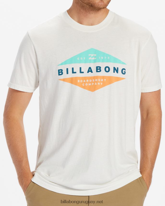 camiseta de manga corta de nivel hombres blanquecino DR6844543 Billabong