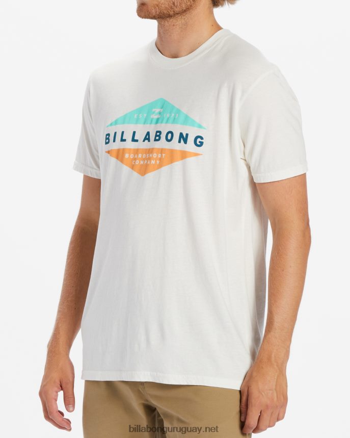 camiseta de manga corta de nivel hombres blanquecino DR6844543 Billabong
