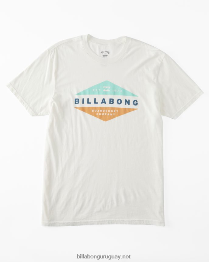 camiseta de manga corta de nivel hombres blanquecino DR6844543 Billabong