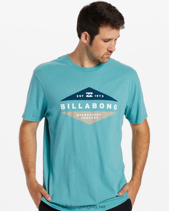 camiseta de manga corta de nivel hombres menta DR6844563 Billabong