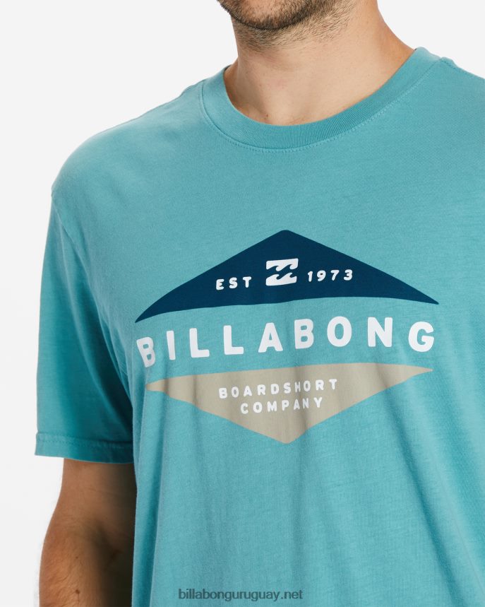 camiseta de manga corta de nivel hombres menta DR6844563 Billabong