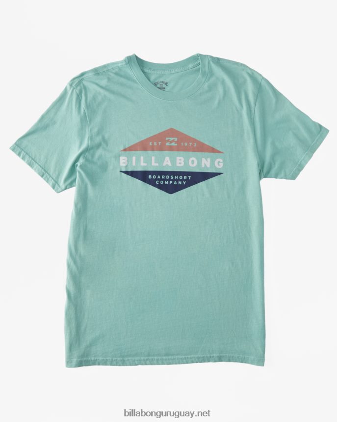 camiseta de manga corta de nivel hombres menta DR6844563 Billabong