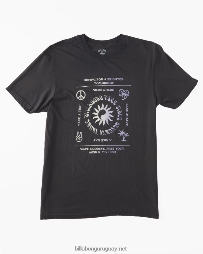 camiseta de manga corta hombres carbón DR6844566 Billabong