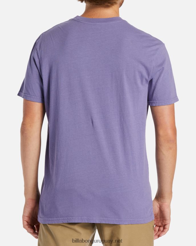 camiseta de manga corta hombres neblina púrpura DR6844550 Billabong