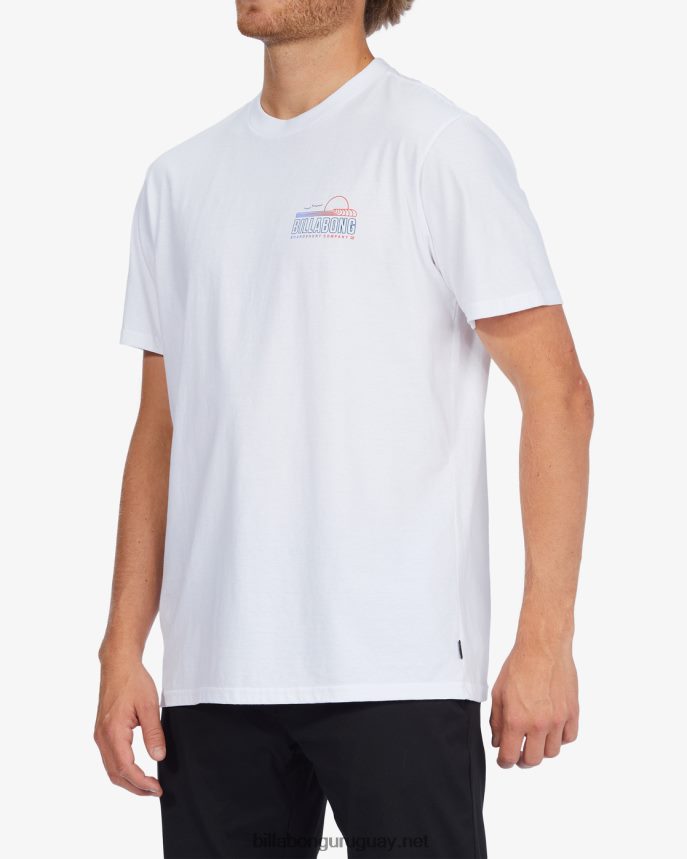 camiseta de manga corta lounge hombres blanco DR6844668 Billabong
