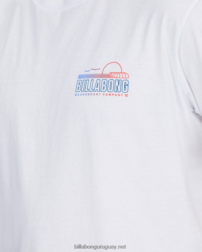 camiseta de manga corta lounge hombres blanco DR6844668 Billabong