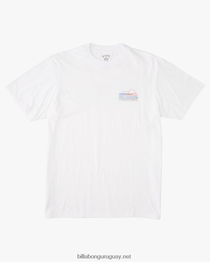 camiseta de manga corta lounge hombres blanco DR6844668 Billabong