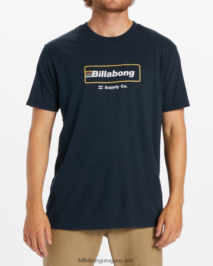 camiseta de manga corta walled ii hombres Armada DR6844333 Billabong