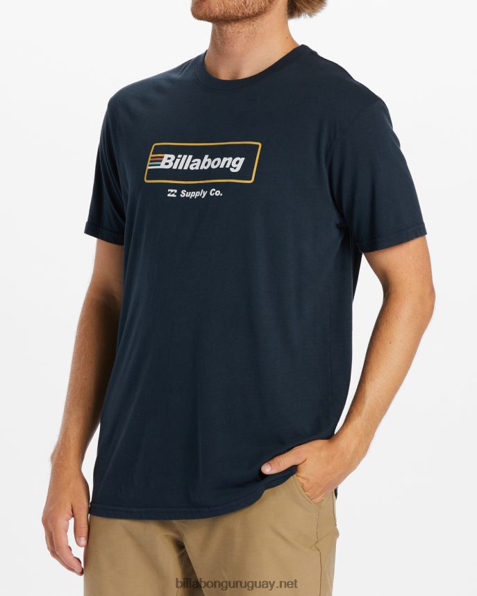 camiseta de manga corta walled ii hombres Armada DR6844333 Billabong
