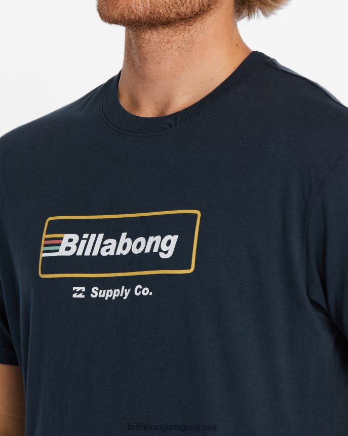 camiseta de manga corta walled ii hombres Armada DR6844333 Billabong