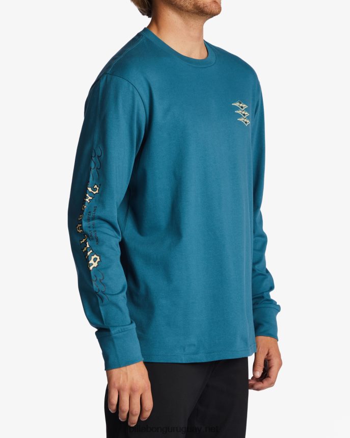 camiseta de manga larga con espalda descubierta hombres Laguna Azul DR6844661 Billabong
