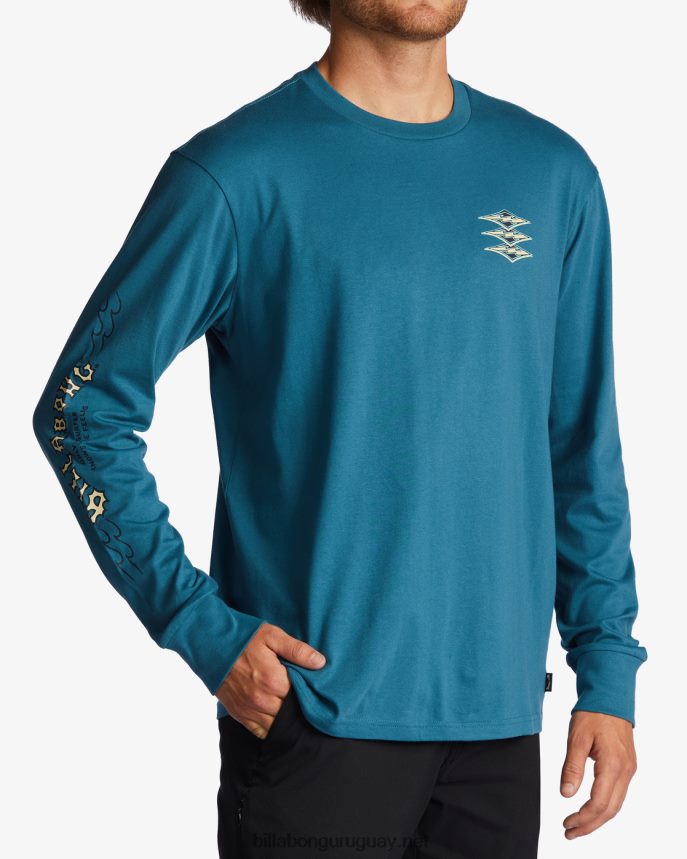 camiseta de manga larga con espalda descubierta hombres Laguna Azul DR6844661 Billabong
