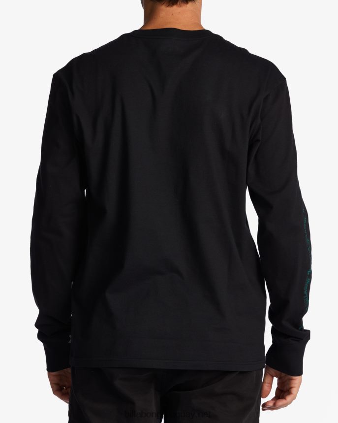 camiseta de manga larga con espalda descubierta hombres negro DR6844621 Billabong