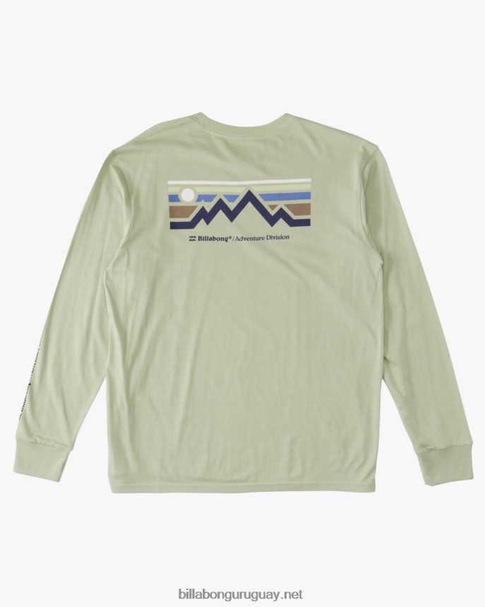 camiseta de manga larga con largo a/div hombres salvia ligera DR6844464 Billabong