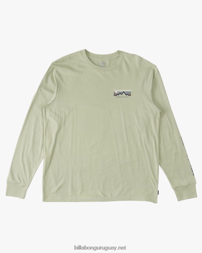 camiseta de manga larga con largo a/div hombres salvia ligera DR6844464 Billabong