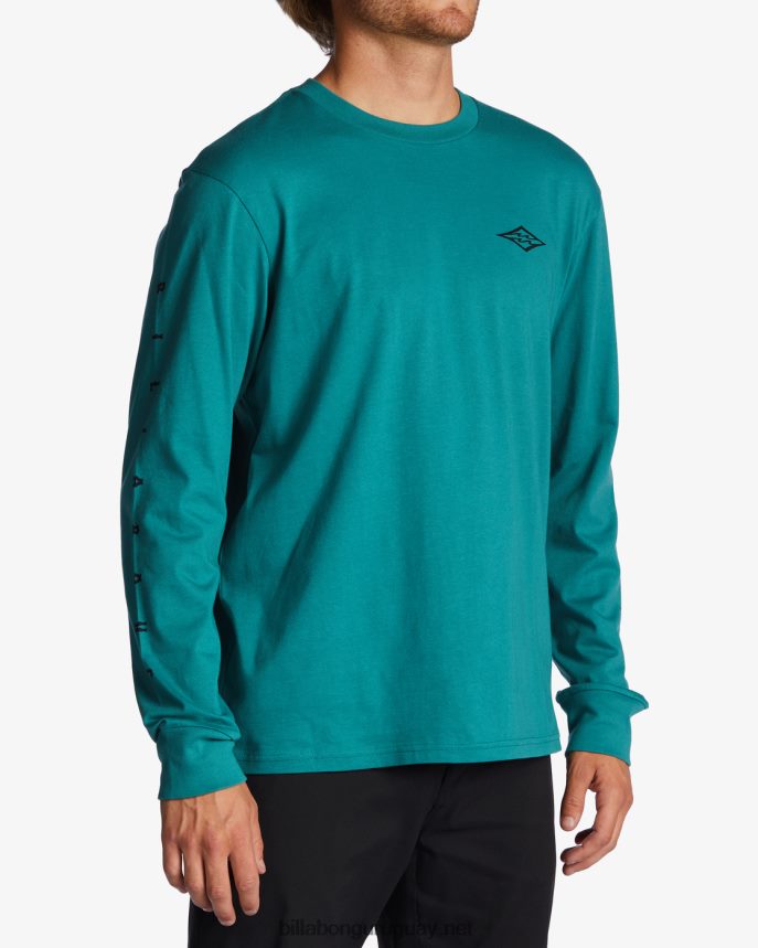 camiseta de manga larga unidad hombres verde azulado DR6844659 Billabong