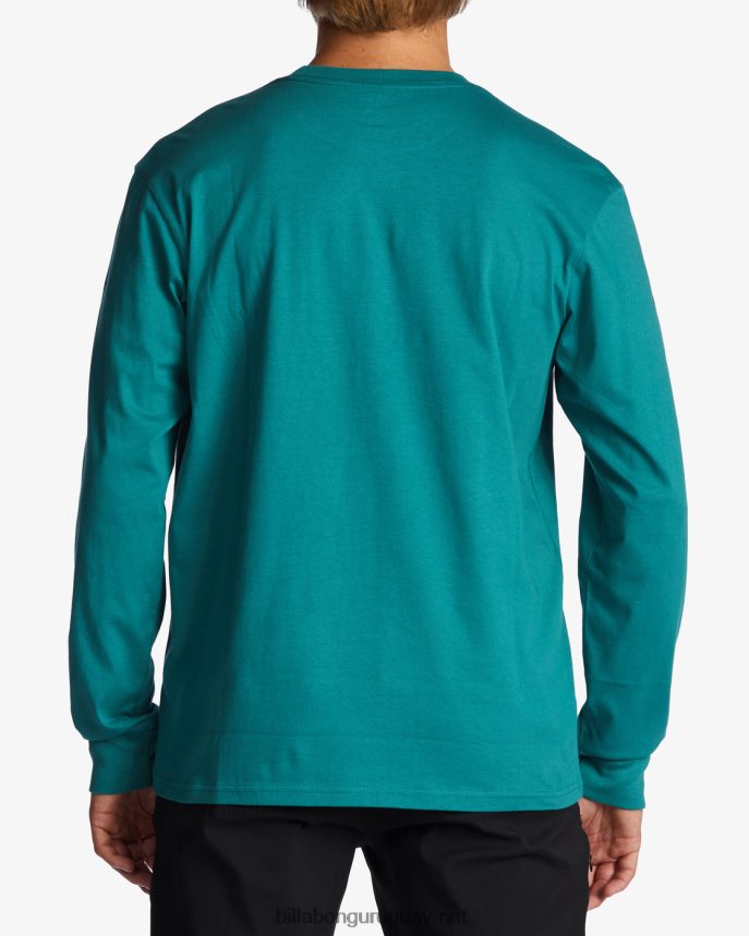 camiseta de manga larga unidad hombres verde azulado DR6844659 Billabong
