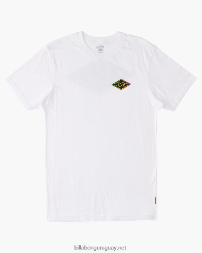 camiseta de onda de crayón hombres blanco DR6844386 Billabong