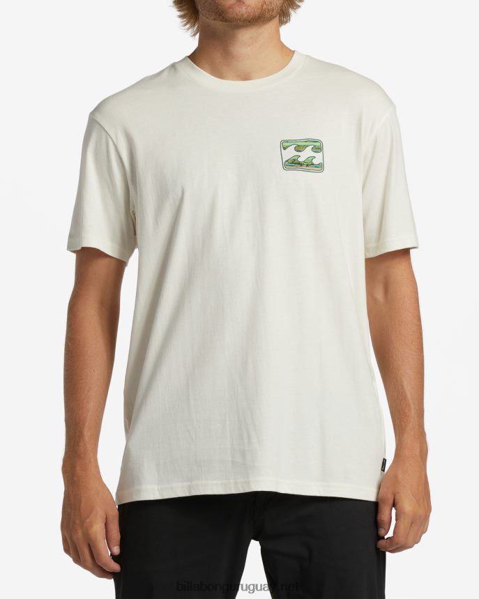 camiseta de onda de crayón hombres blanquecino DR6844330 Billabong