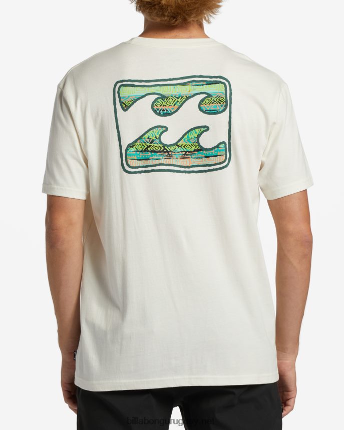 camiseta de onda de crayón hombres blanquecino DR6844330 Billabong