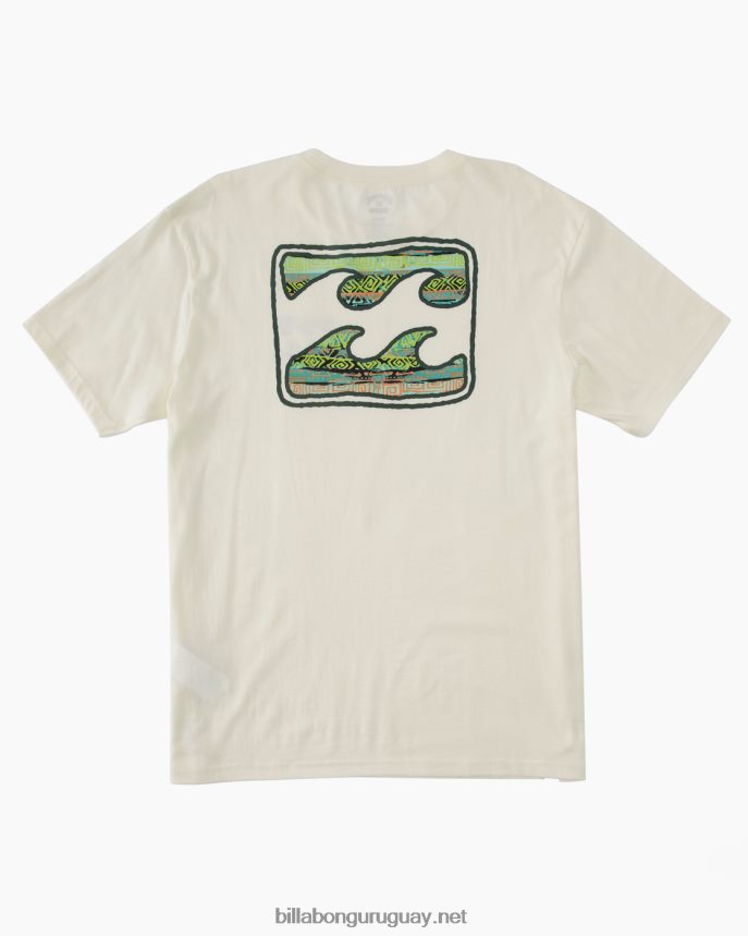 camiseta de onda de crayón hombres blanquecino DR6844330 Billabong