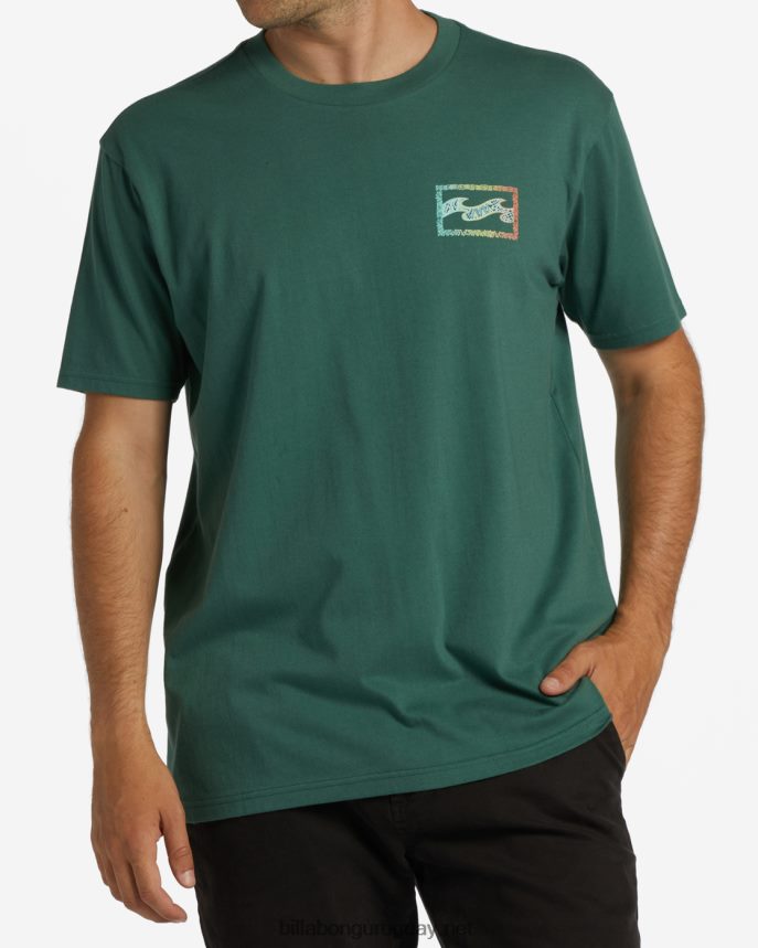 camiseta de onda de crayón hombres ciprés DR6844298 Billabong