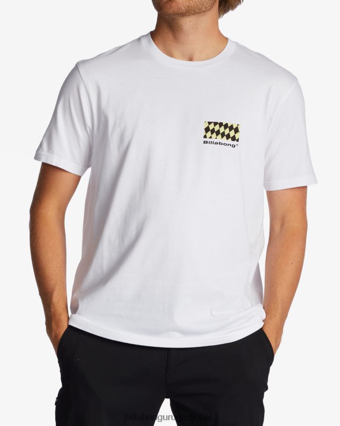 camiseta de segmento hombres blanco DR6844427 Billabong