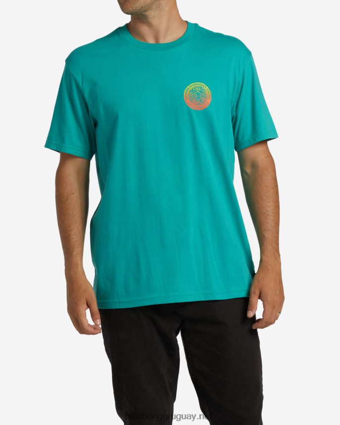 camiseta giratoria hombres verde azulado profundo DR6844382 Billabong