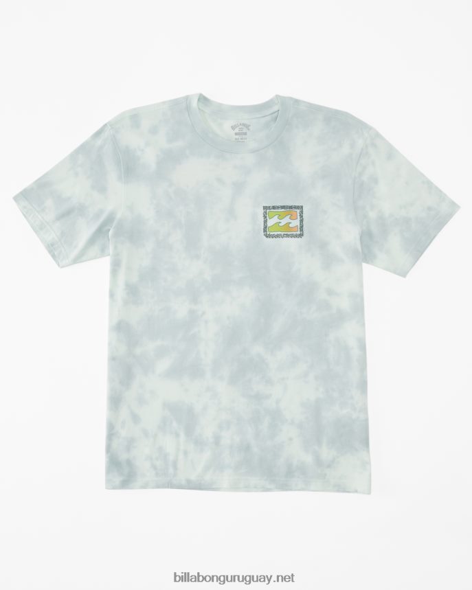 camiseta high tide og de manga corta con efecto tie-dye hombres cristal marino DR6844302 Billabong