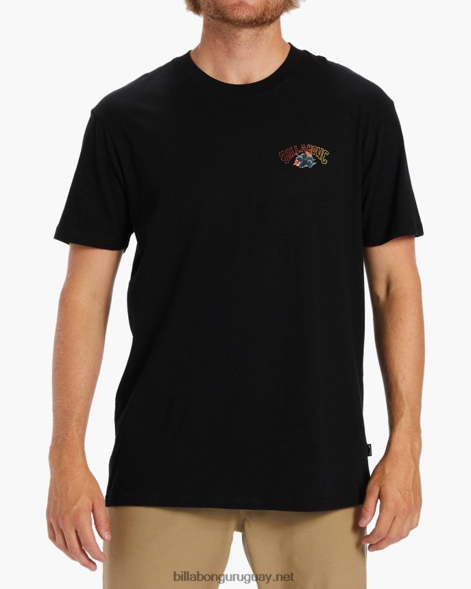 camiseta kamea lava hombres negro lavado DR6844501 Billabong