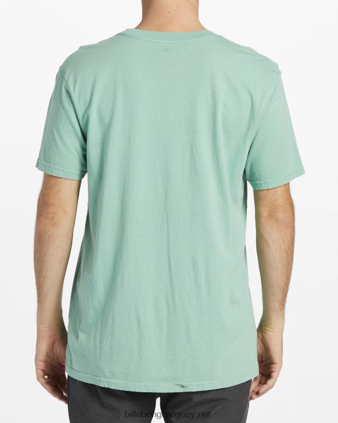 camiseta manga corta salón social hombres verde polvoriento DR6844581 Billabong