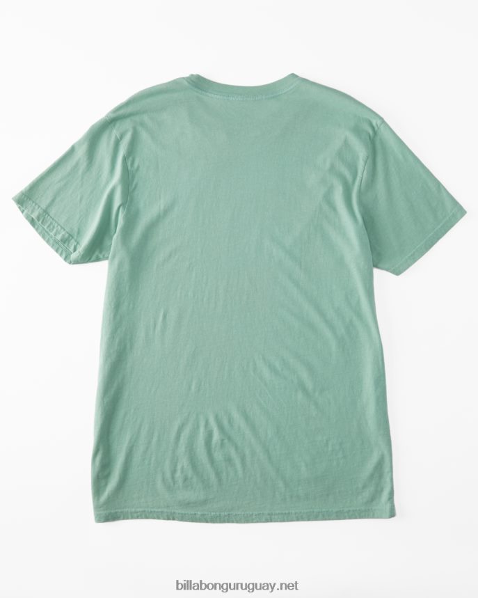 camiseta manga corta salón social hombres verde polvoriento DR6844581 Billabong