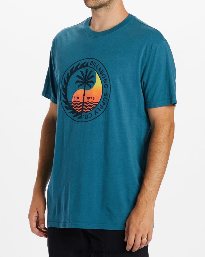 camiseta manga corta transporte hombres Laguna Azul DR6844580 Billabong