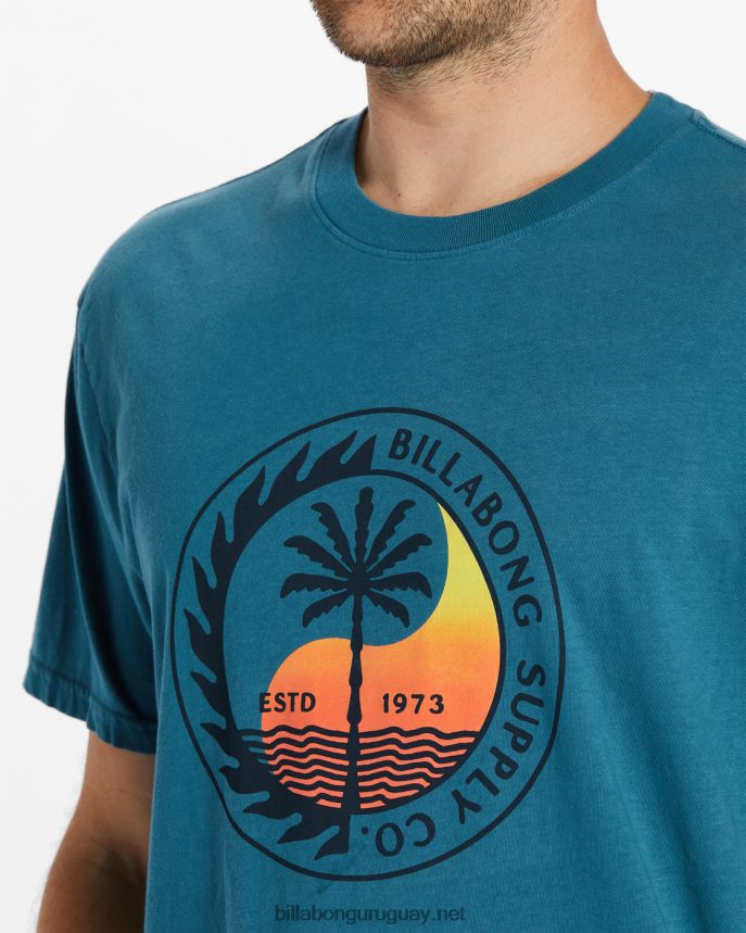 camiseta manga corta transporte hombres Laguna Azul DR6844580 Billabong