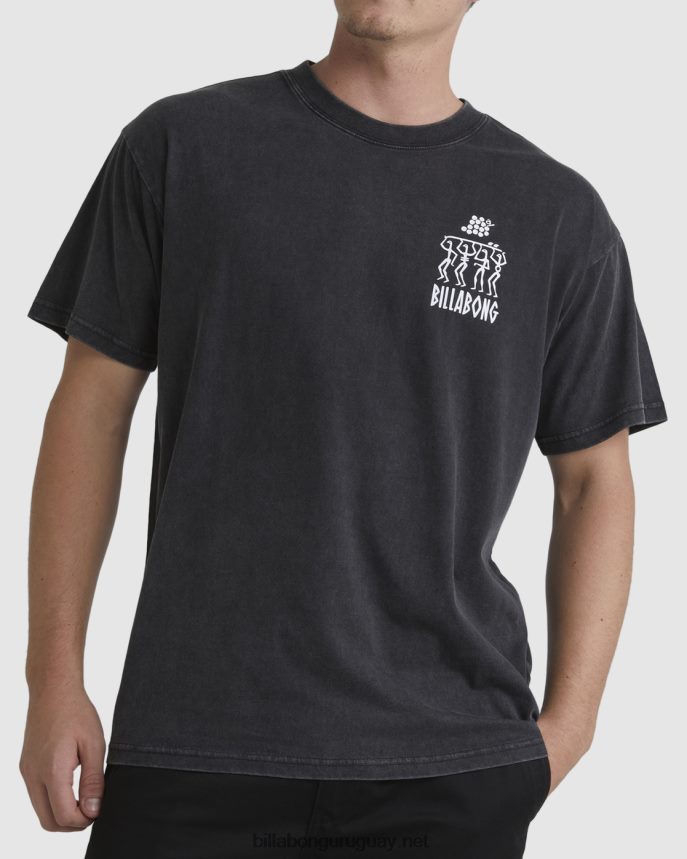 camiseta manga corta tribu pilpeled hombres negro DR6844351 Billabong
