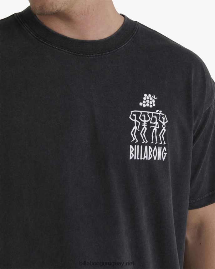 camiseta manga corta tribu pilpeled hombres negro DR6844351 Billabong