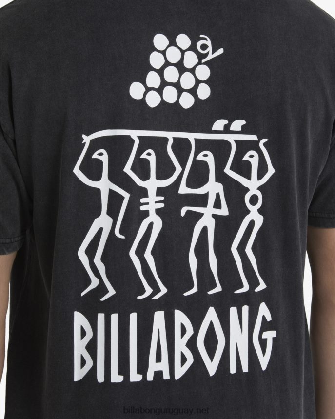 camiseta manga corta tribu pilpeled hombres negro DR6844351 Billabong