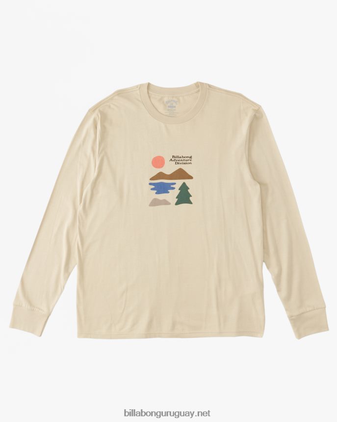 camiseta manga larga iconos a/div hombres caqui de campo DR6844453 Billabong