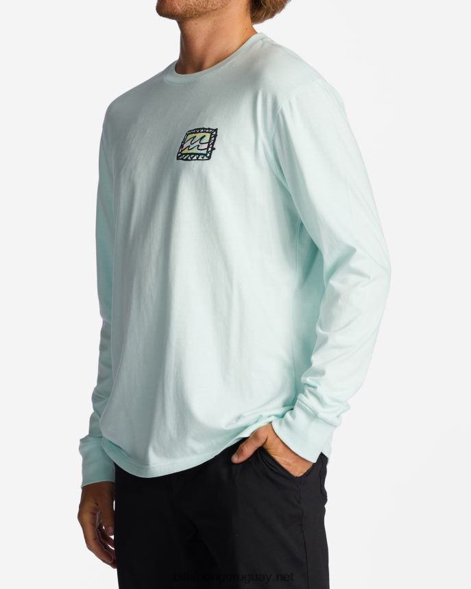 camiseta manga larga ola crayon hombres cristal marino DR6844609 Billabong