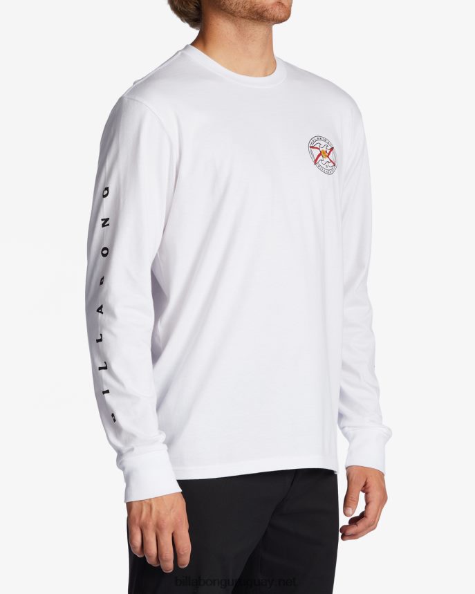 camiseta manga larga saludo florida hombres blanco DR6844394 Billabong