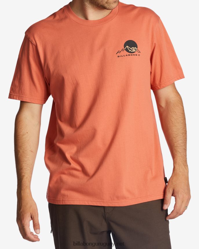 camiseta orgánica atardecer hombres coral DR6844463 Billabong